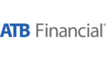 ATB Financial logo with "ATB" in blue and "Financial" in gray.