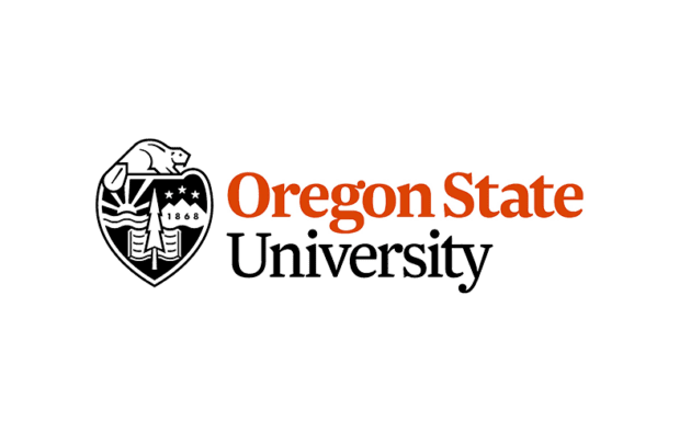 Oregon State University logo featuring a beaver, a shield, and the text "Oregon State University.