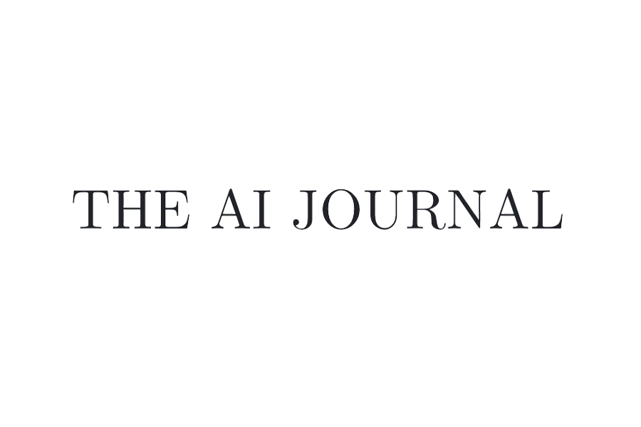 Logo with the text "THE AI JOURNAL" in capital letters on a white background.