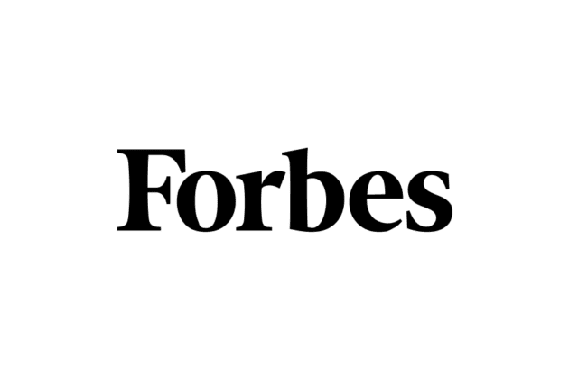 The image shows the Forbes logo in black text on a white background.