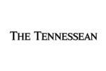 Text reading "The Tennessean" in black, serif font on a white background.