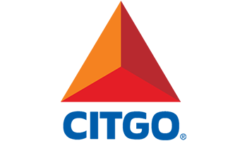 A geometric logo with orange, red, and blue sections forming a house shape.