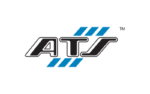 Logo with "AMZ" in black letters, intersected by diagonal blue lines, set on a white background.