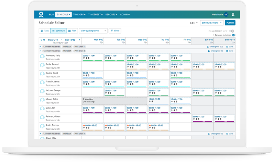Manager Dynamic Scheduling Task View Demand